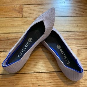 Rothy’s “The Point” Ballet Flats - Blush, Size 8.5
